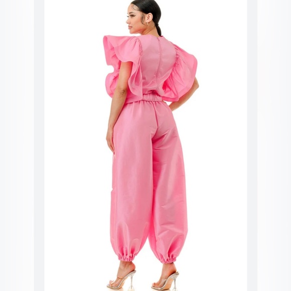 Statement Pants Set Pink - Picture 4 of 4